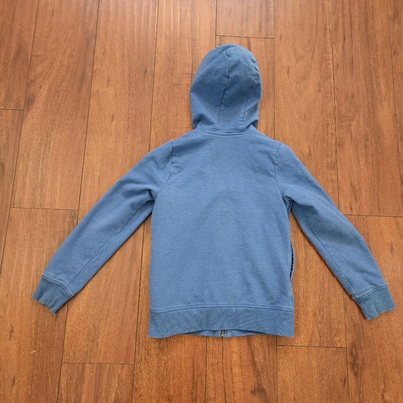 LUCKY BRAND GIRL'S PLUSH-LINED FULL ZIP HOODIE GLITTER DRAGONFLY FRONT D… - Picture 6 of 7